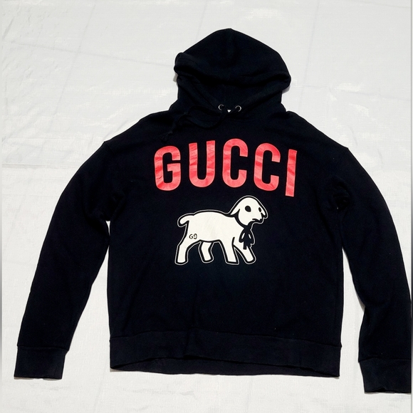Gucci Other - Gucci lamb hoodie size L but fits like M